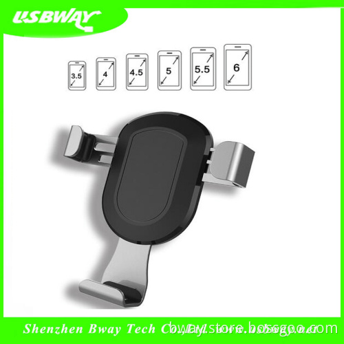 Funny desgin car holder for air vent gravity itself phone stand for smartphone car mobile holder